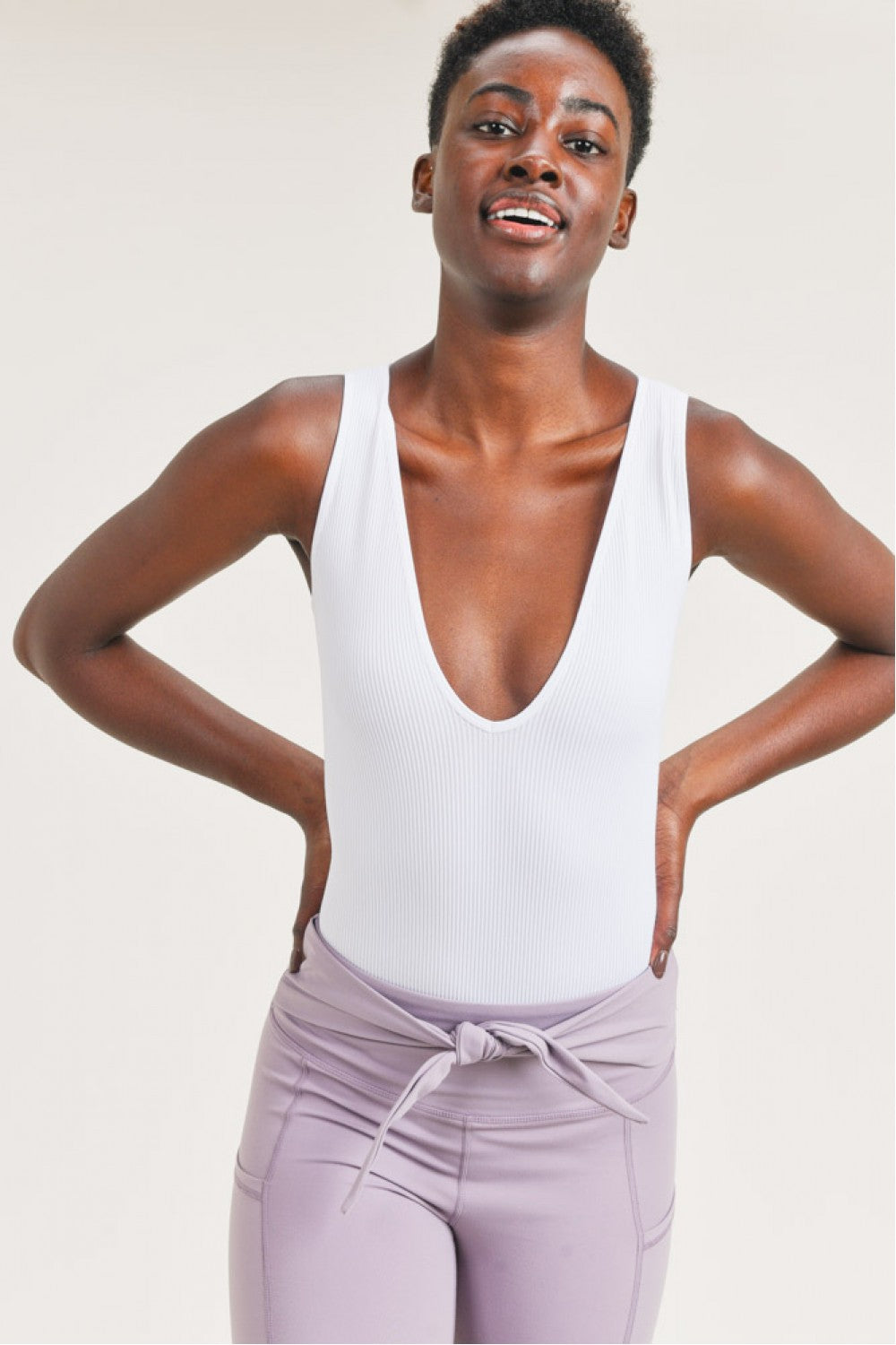 Ribbed Seamless Bodysuit