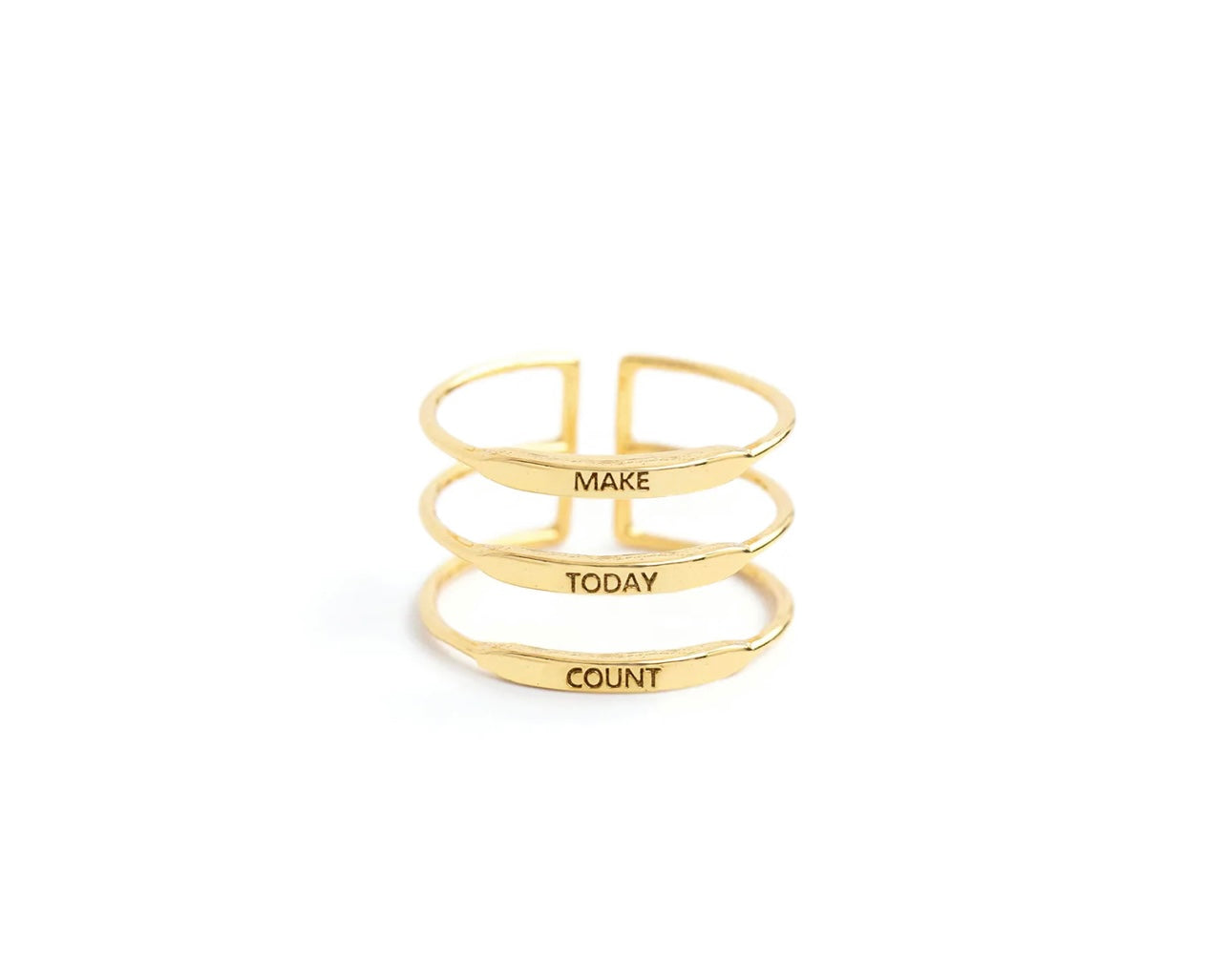 Make Today Count Adjustable Ring