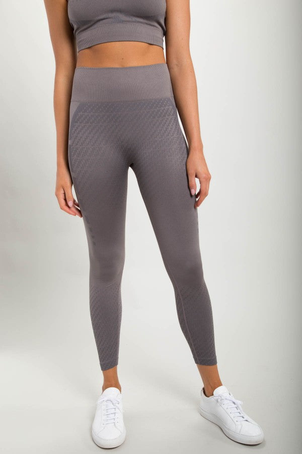 Seamless Geometric Ombre Highwaist Leggings