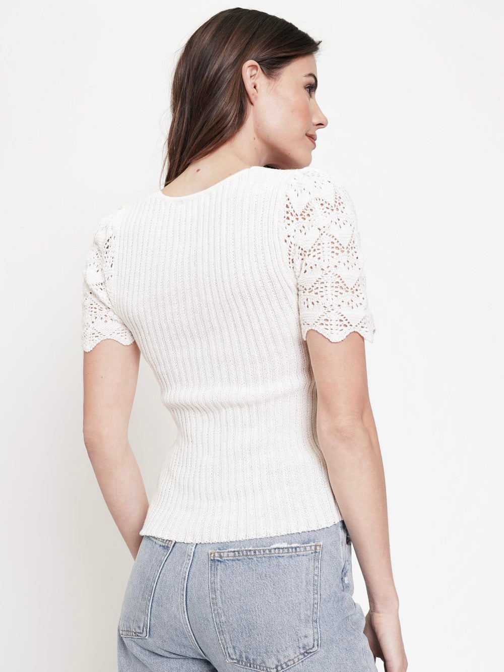 Ivory Sweater Top