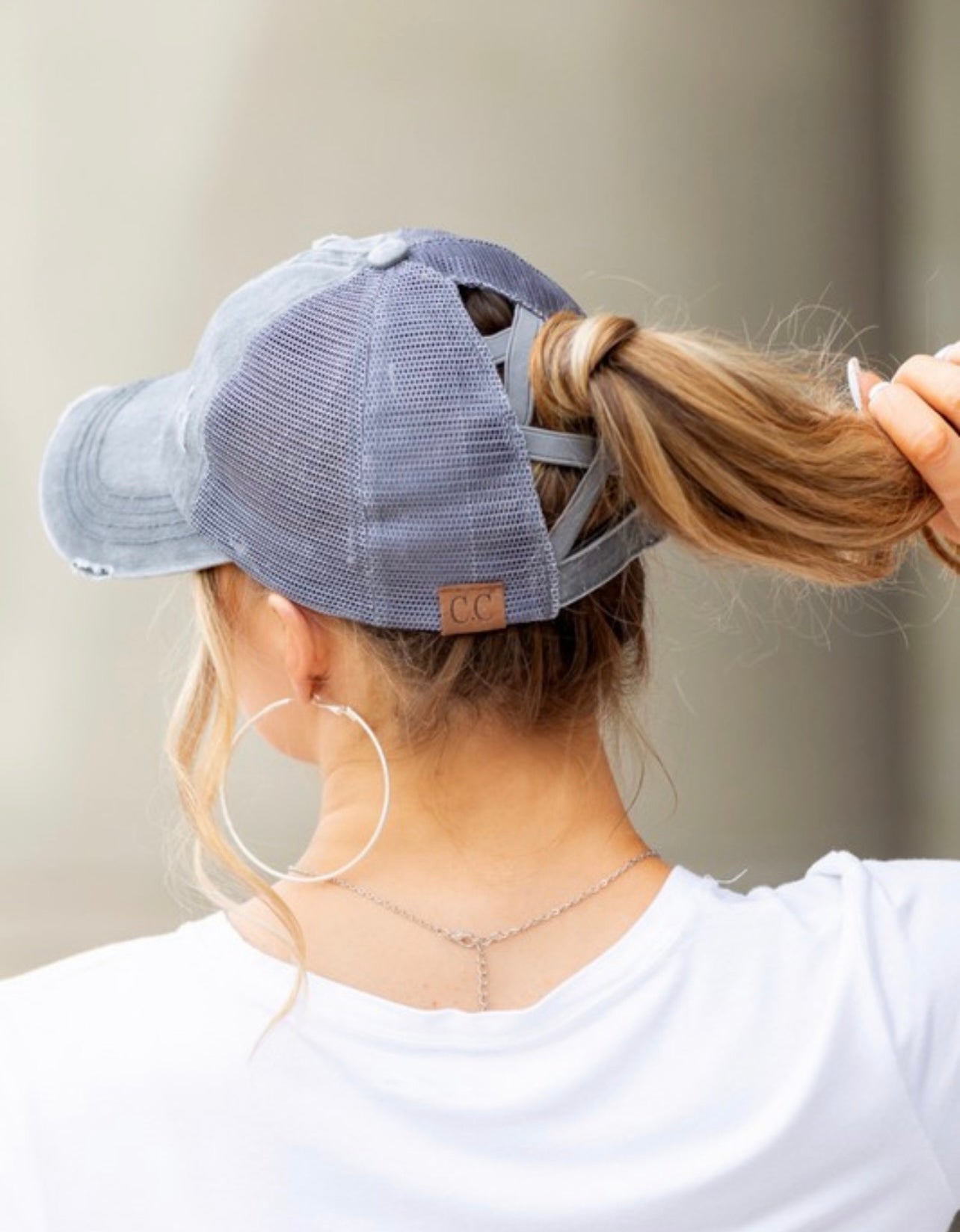 CC Criss-Cross Ponytail Caps