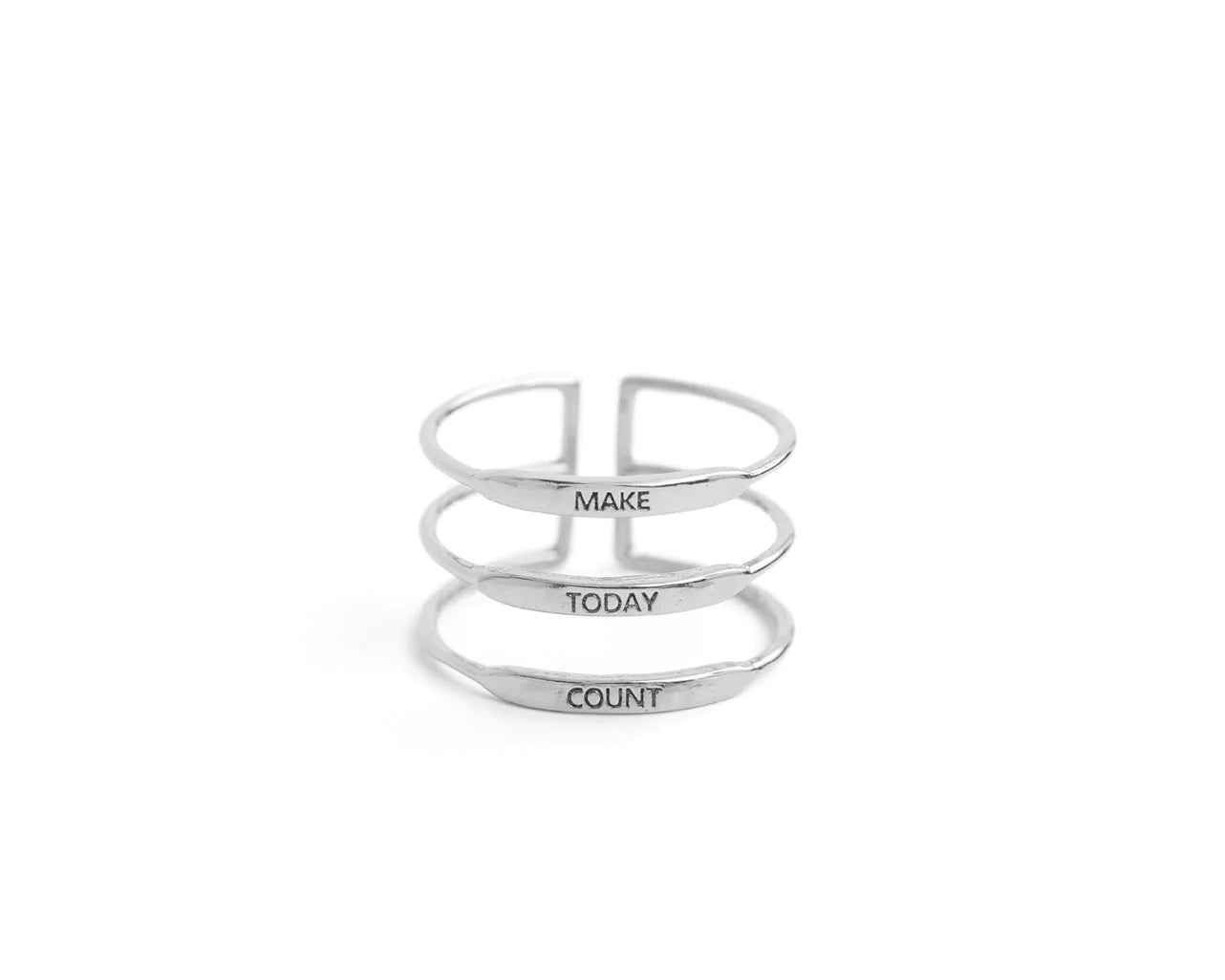 Make Today Count Adjustable Ring