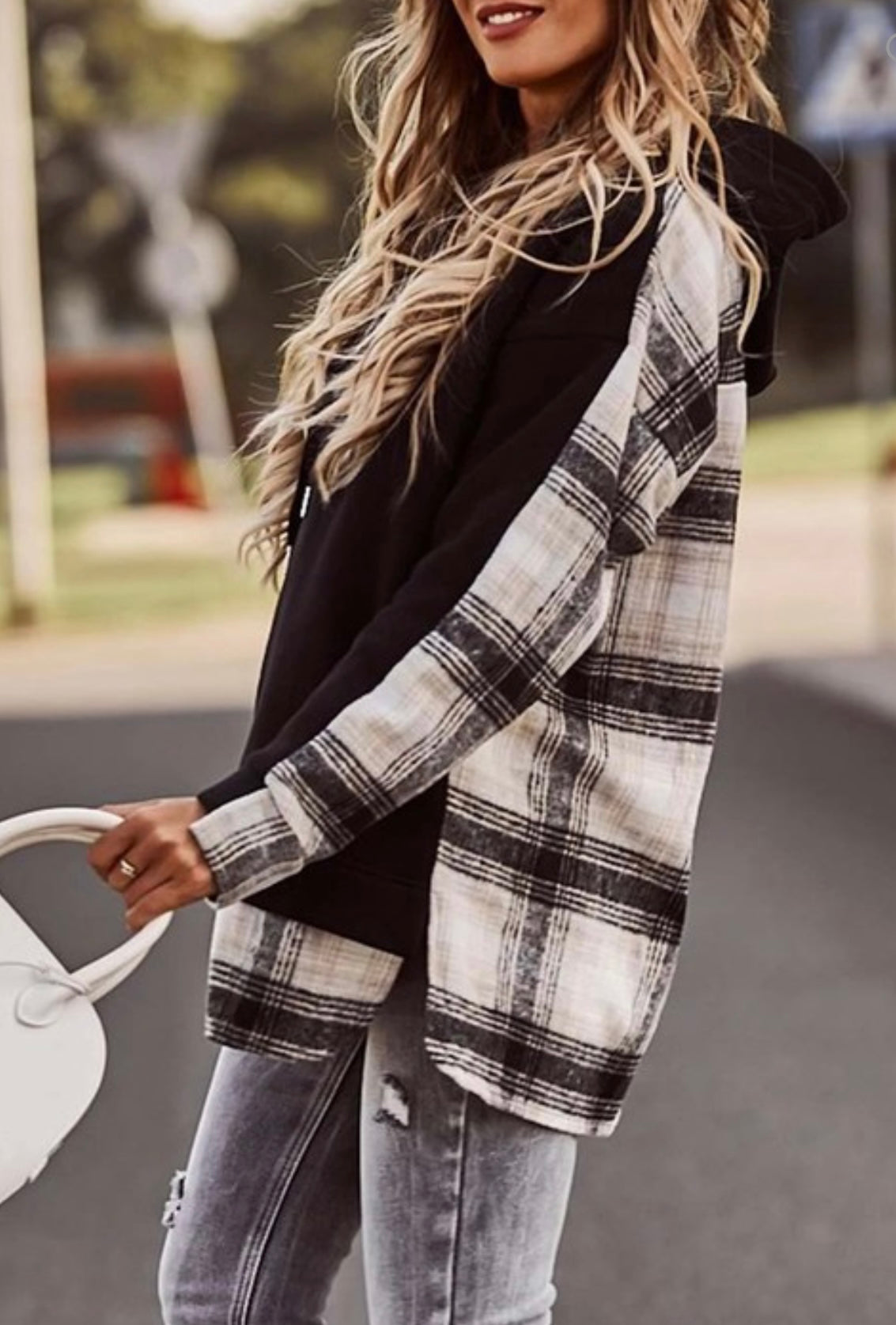 Flannel and cheap hoodie style